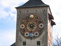 השעון האסטרונומי בליר, בלגיה